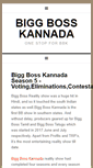 Mobile Screenshot of biggbosskannada.com